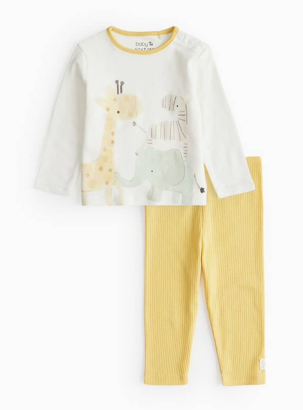 Safari Animal Top & Leggings Set 6-9 months